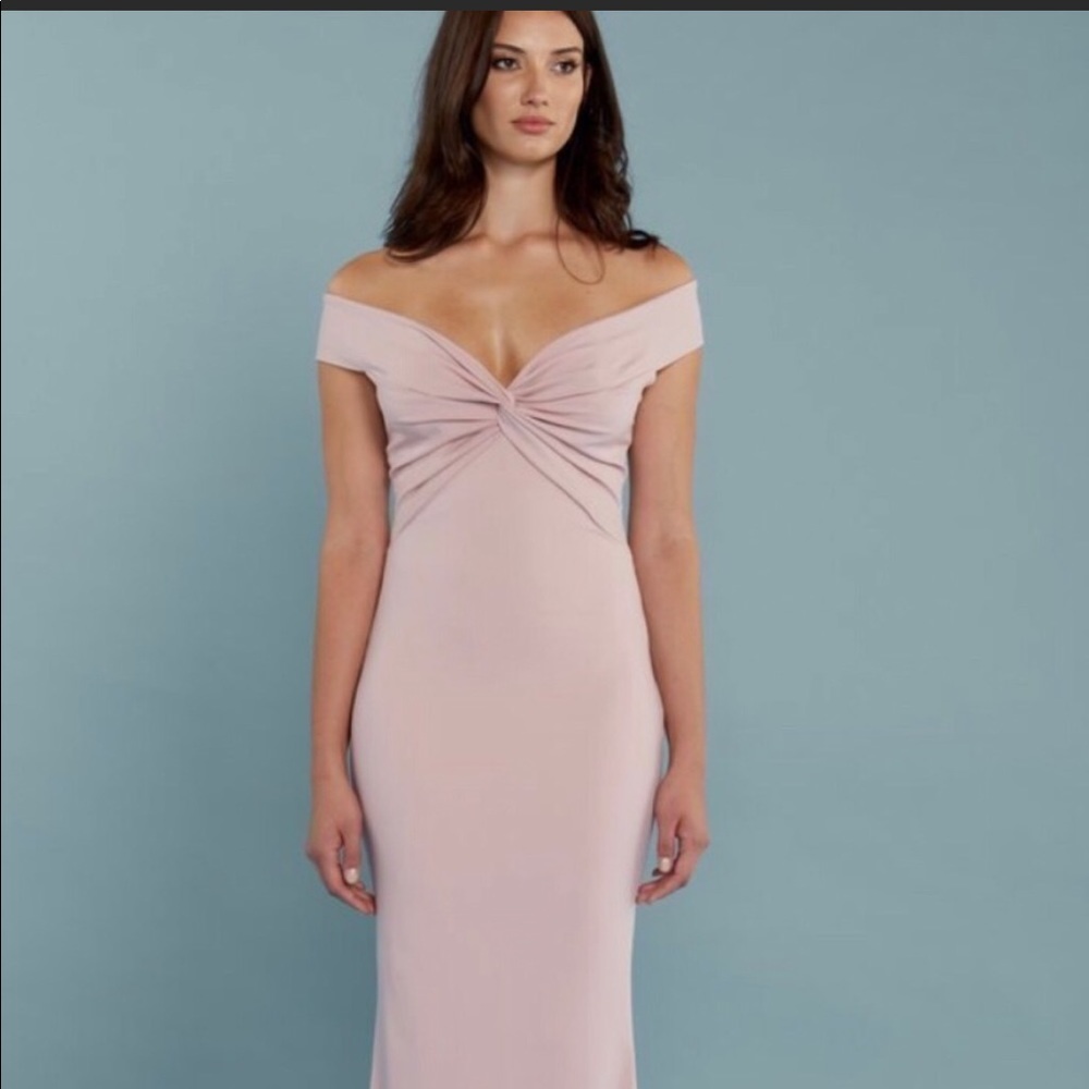 Katie May Liu bridesmaid dress in color Bordeaux-